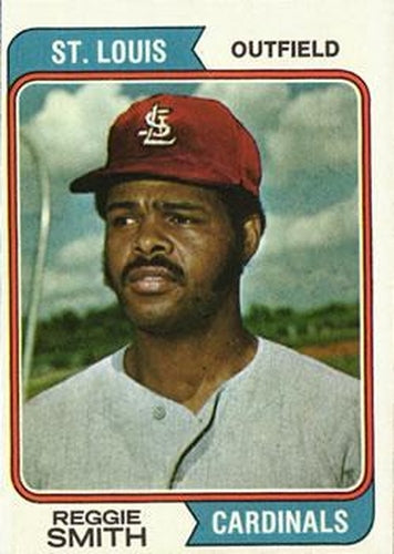 #285 Reggie Smith - St. Louis Cardinals - 1974 Topps Baseball