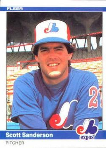 #285 Scott Sanderson - Montreal Expos - 1984 Fleer Baseball