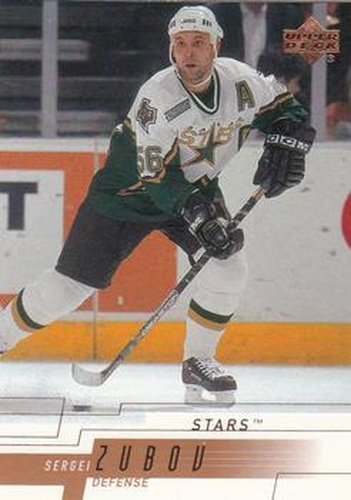 #285 Sergei Zubov - Dallas Stars - 2000-01 Upper Deck Hockey
