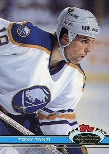 #285 Tony Tanti - Buffalo Sabres - 1991-92 Stadium Club Hockey