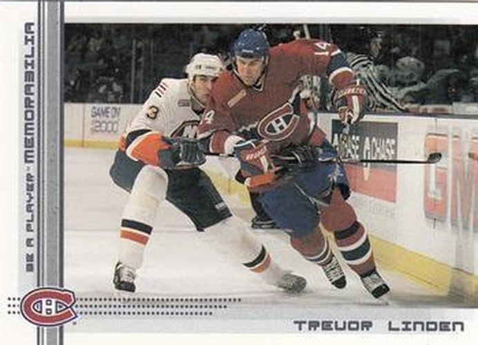 #285 Trevor Linden - Montreal Canadiens - 2000-01 Be a Player Memorabilia Hockey
