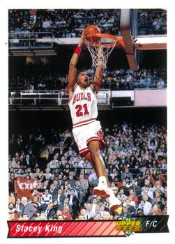 #285 Stacey King - Chicago Bulls - 1992-93 Upper Deck Basketball