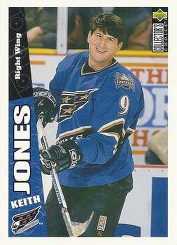 #285 Keith Jones - Washington Capitals - 1996-97 Collector's Choice Hockey