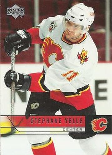 #285 Stephane Yelle - Calgary Flames - 2006-07 Upper Deck Hockey