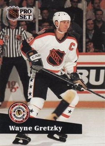 #285 Wayne Gretzky - 1991-92 Pro Set Hockey