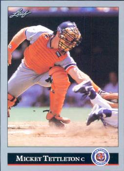 #285 Mickey Tettleton - Detroit Tigers - 1992 Leaf Baseball