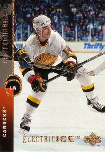 #286 Geoff Courtnall - Vancouver Canucks - 1994-95 Upper Deck Hockey - Electric Ice