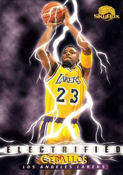 #286 Cedric Ceballos - Los Angeles Lakers - 1995-96 SkyBox Premium Basketball