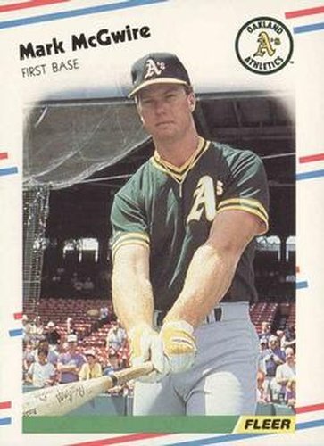 #286 Mark McGwire - Oakland Athletics - 1988 Fleer Baseball