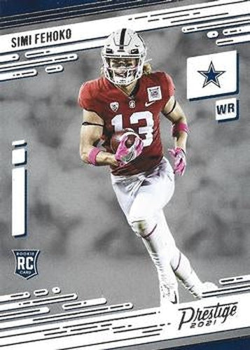#286 Simi Fehoko - Dallas Cowboys - 2021 Panini Prestige Football