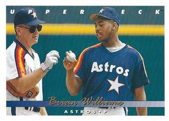 #286 Brian Williams - Houston Astros - 1993 Upper Deck Baseball