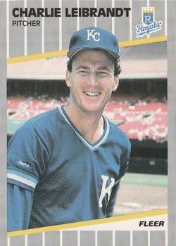 #286 Charlie Leibrandt - Kansas City Royals - 1989 Fleer Baseball