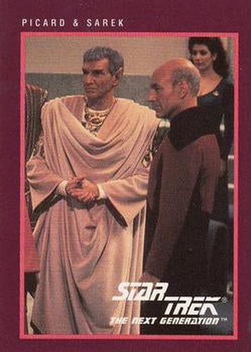 #286 Picard & Sarek - 1991 Impel Star Trek 25th Anniversary
