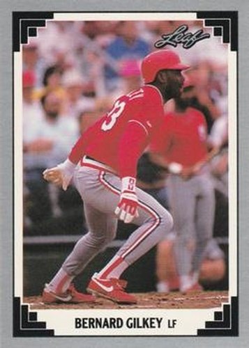 #286 Bernard Gilkey - St. Louis Cardinals - 1991 Leaf Baseball