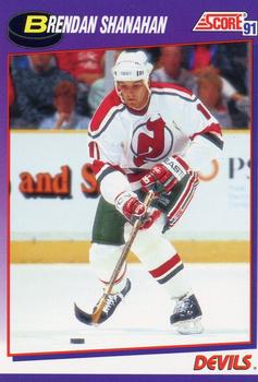 #286 Brendan Shanahan - New Jersey Devils - 1991-92 Score American Hockey