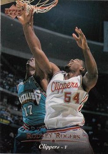#286 Rodney Rogers - Los Angeles Clippers - 1995-96 Upper Deck Basketball