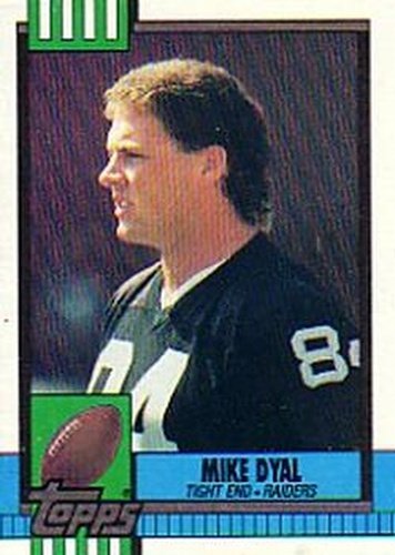 #286 Mike Dyal - Los Angeles Raiders - 1990 Topps Football