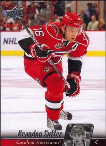 #286 Brandon Sutter - Carolina Hurricanes - 2010-11 Upper Deck Hockey