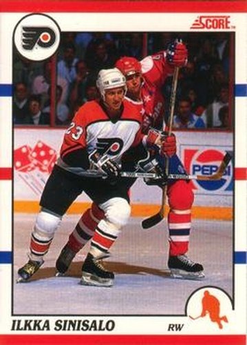 #286 Ilkka Sinisalo - Philadelphia Flyers - 1990-91 Score Canadian Hockey
