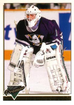 #286 Ron Tugnutt - Anaheim Mighty Ducks - 1993-94 O-Pee-Chee Premier Hockey - Gold