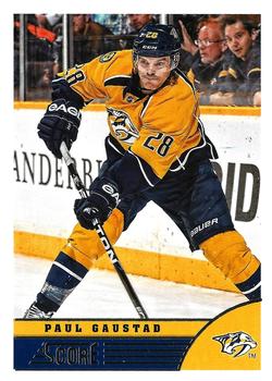 #286 Paul Gaustad - Nashville Predators - 2013-14 Score Hockey