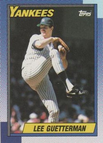 #286 Lee Guetterman - New York Yankees - 1990 Topps Baseball