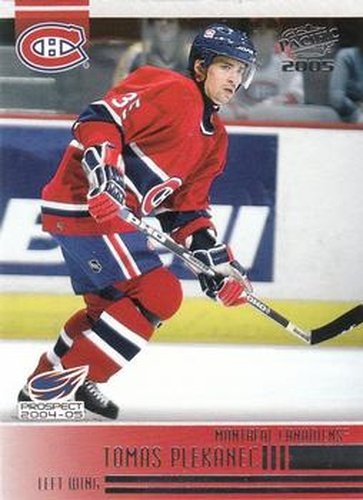 #286 Tomas Plekanec - Montreal Canadiens - 2004-05 Pacific Hockey