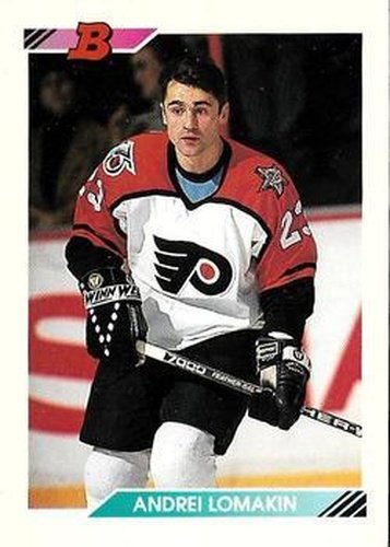 #286 Andrei Lomakin - Philadelphia Flyers - 1992-93 Bowman Hockey