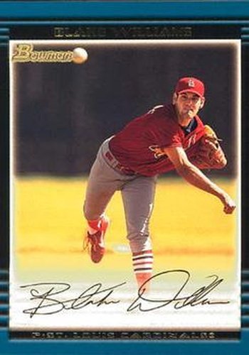 #286 Blake Williams - St. Louis Cardinals - 2002 Bowman Baseball