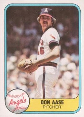 #286 Don Aase - California Angels - 1981 Fleer Baseball