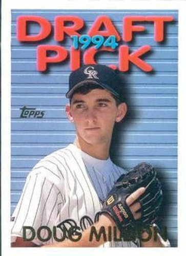 #286 Doug Million - Colorado Rockies - 1995 Topps Baseball