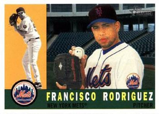 #286 Francisco Rodriguez - New York Mets - 2009 Topps Heritage Baseball