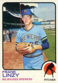 #286 Frank Linzy - Milwaukee Brewers - 1973 Topps Baseball