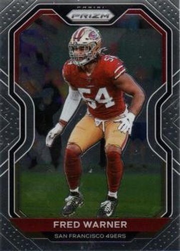 #286 Fred Warner - San Francisco 49ers - 2020 Panini Prizm Football