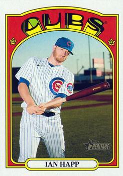 #286 Ian Happ - Chicago Cubs - 2021 Topps Heritage Baseball