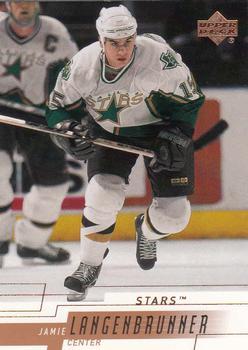 #286 Jamie Langenbrunner - Dallas Stars - 2000-01 Upper Deck Hockey