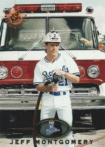 #286 Jeff Montgomery - Kansas City Royals - 1995 Stadium Club Baseball