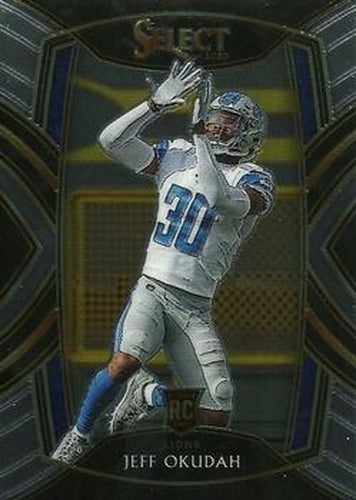 #286 Jeff Okudah - Detroit Lions - 2020 Panini Select Football