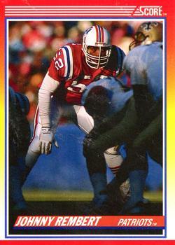 #286 Johnny Rembert - New England Patriots - 1990 Score Football
