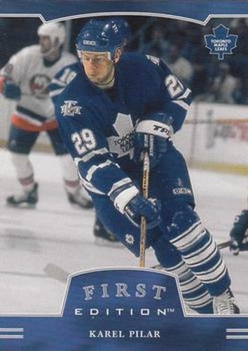 #286 Karel Pilar - Toronto Maple Leafs - 2002-03 Be a Player First Edition Hockey