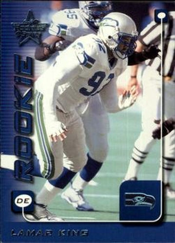 #286 Lamar King - Seattle Seahawks - 1999 Leaf Rookies & Stars Football