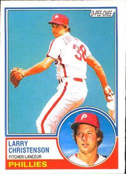 #286 Larry Christenson - Philadelphia Phillies - 1983 O-Pee-Chee Baseball