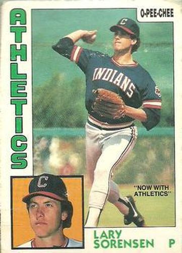 #286 Lary Sorensen - Oakland Athletics - 1984 O-Pee-Chee Baseball