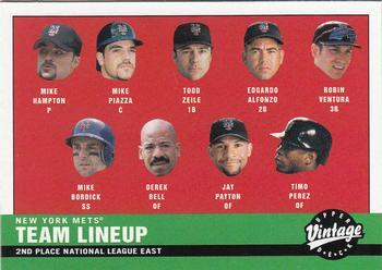 #286 New York Mets - New York Mets - 2001 Upper Deck Vintage Baseball
