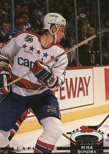 #286 Peter Bondra - Washington Capitals - 1992-93 Stadium Club Hockey