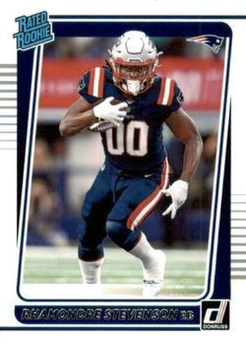 #286 Rhamondre Stevenson - New England Patriots - 2021 Donruss Football