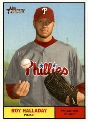 #286 Roy Halladay - Philadelphia Phillies - 2010 Topps Heritage Baseball