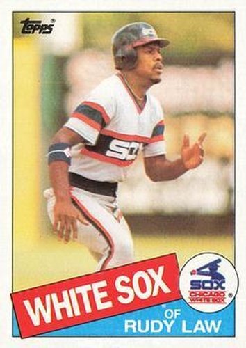 #286 Rudy Law - Chicago White Sox - 1985 Topps Baseball