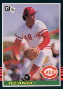 #286 Ted Power - Cincinnati Reds - 1985 Donruss Baseball