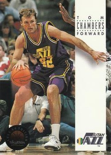 #286 Tom Chambers - Utah Jazz - 1993-94 SkyBox Premium Basketball